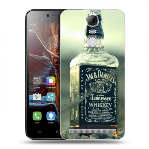 Дизайнерский пластиковый чехол для Lenovo K5 Note Jack Daniels