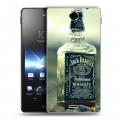 Дизайнерский пластиковый чехол для Sony Xperia TX Jack Daniels