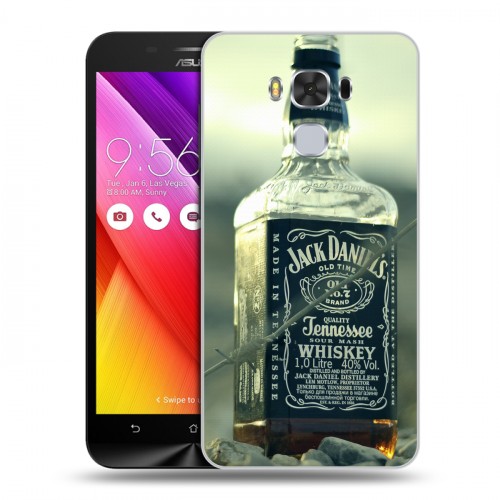 Дизайнерский силиконовый чехол для ASUS ZenFone 3 Max ZC553KL Jack Daniels