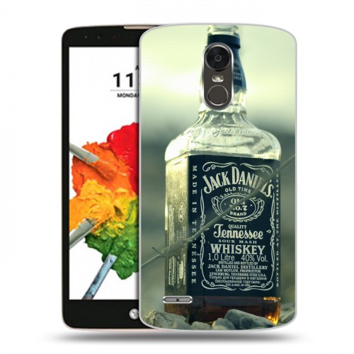 Дизайнерский пластиковый чехол для LG Stylus 3 Jack Daniels