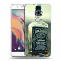 Дизайнерский пластиковый чехол для HTC One X10 Jack Daniels