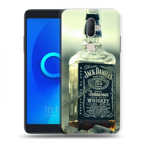Дизайнерский пластиковый чехол для Alcatel 3V Jack Daniels