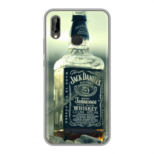 Дизайнерский силиконовый чехол для Huawei P20 Lite Jack Daniels