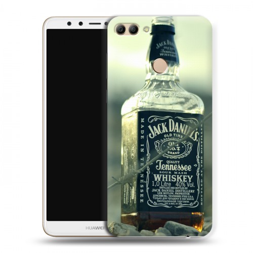 Дизайнерский пластиковый чехол для Huawei Y9 (2018) Jack Daniels