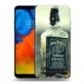 Дизайнерский пластиковый чехол для LG Q Stylus Jack Daniels