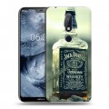 Дизайнерский силиконовый чехол для Nokia 6.1 Plus Jack Daniels