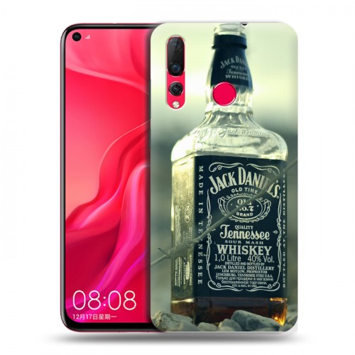 Дизайнерский пластиковый чехол для Huawei Nova 4 Jack Daniels
