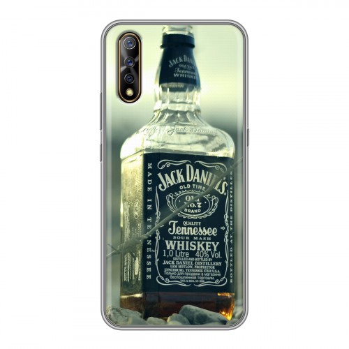 Дизайнерский силиконовый с усиленными углами чехол для Vivo V17 Neo Jack Daniels