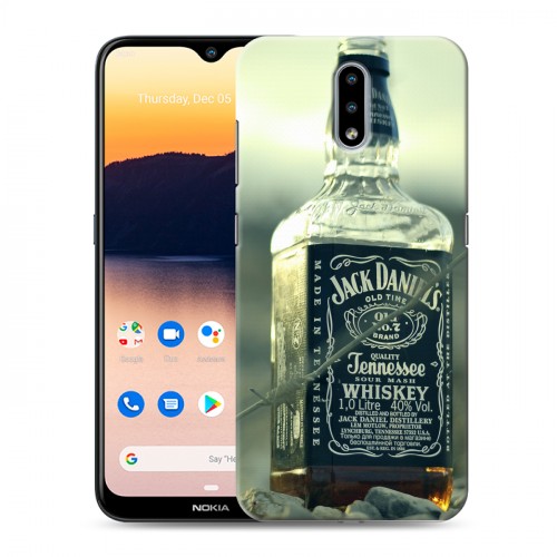 Дизайнерский пластиковый чехол для Nokia 2.3 Jack Daniels