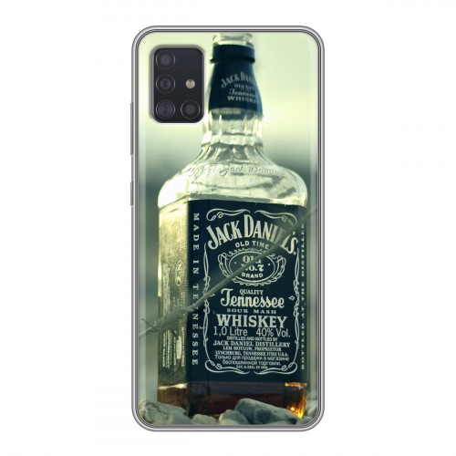 Дизайнерский силиконовый чехол для Samsung Galaxy A51 Jack Daniels