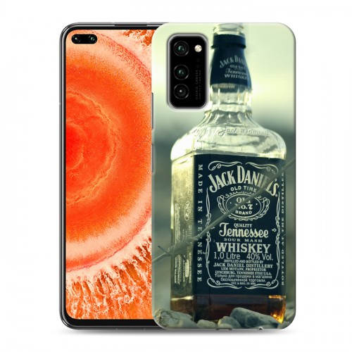 Дизайнерский силиконовый чехол для Huawei Honor View 30 Pro Jack Daniels