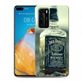 Дизайнерский пластиковый чехол для Huawei P40 Jack Daniels