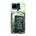 Дизайнерский силиконовый с усиленными углами чехол для Realme C15 Jack Daniels