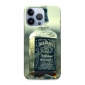 Дизайнерский силиконовый чехол для Iphone 13 Pro Jack Daniels