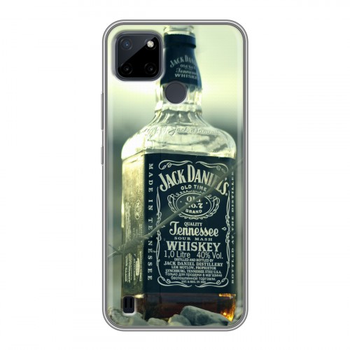 Дизайнерский силиконовый чехол для Realme C21Y Jack Daniels