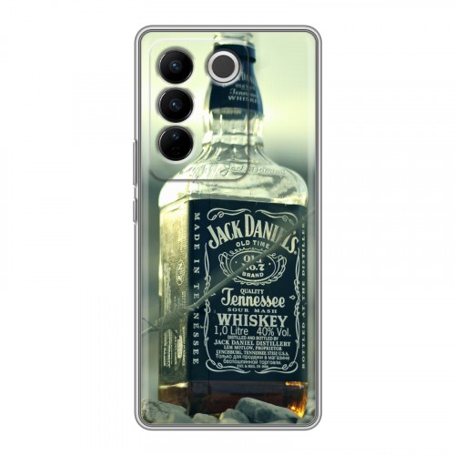 Дизайнерский силиконовый чехол для Vivo V27 Jack Daniels