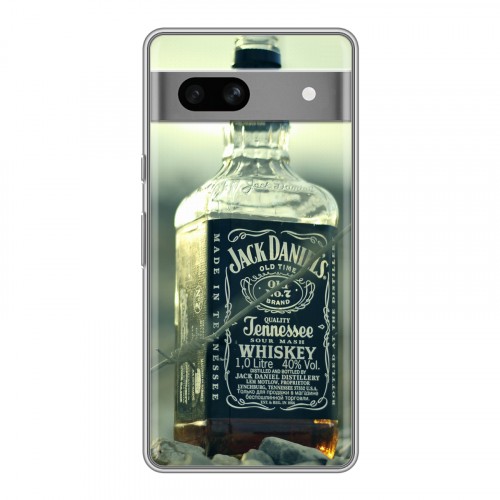 Дизайнерский силиконовый чехол для Google Pixel 7A Jack Daniels