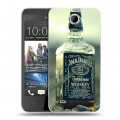 Дизайнерский пластиковый чехол для HTC Desire 300 Jack Daniels