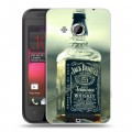 Дизайнерский пластиковый чехол для HTC Desire 200 Jack Daniels