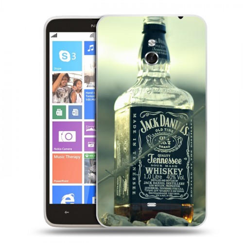 Дизайнерский пластиковый чехол для Nokia Lumia 1320 Jack Daniels