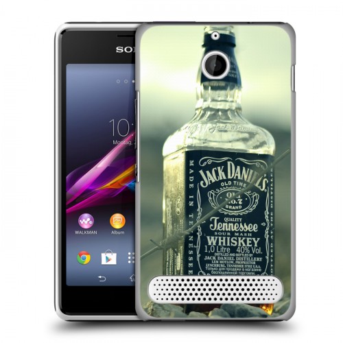 Дизайнерский силиконовый чехол для Sony Xperia E1 Jack Daniels