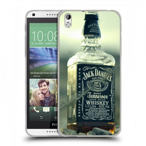 Дизайнерский пластиковый чехол для HTC Desire 816 Jack Daniels