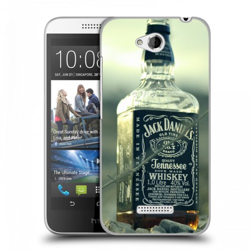 Дизайнерский пластиковый чехол для HTC Desire 616 Jack Daniels