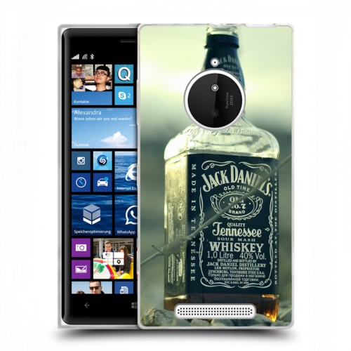 Дизайнерский пластиковый чехол для Nokia Lumia 830 Jack Daniels