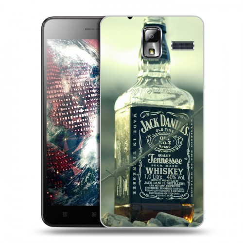 Дизайнерский силиконовый чехол для Lenovo S580 Ideaphone Jack Daniels