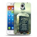 Дизайнерский пластиковый чехол для Lenovo S650 Ideaphone Jack Daniels