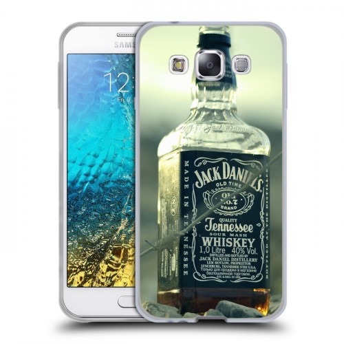 Дизайнерский пластиковый чехол для Samsung Galaxy E5 Jack Daniels