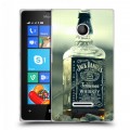 Дизайнерский пластиковый чехол для Microsoft Lumia 435 Jack Daniels