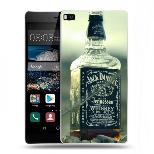 Дизайнерский пластиковый чехол для Huawei P8 Jack Daniels