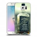 Дизайнерский пластиковый чехол для Samsung Galaxy S6 Edge Jack Daniels