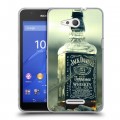 Дизайнерский пластиковый чехол для Sony Xperia E4g Jack Daniels