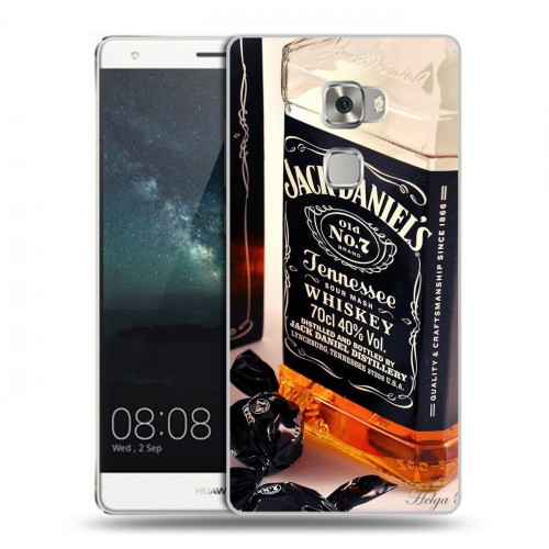 Дизайнерский пластиковый чехол для Huawei Mate S Jack Daniels