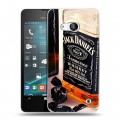 Дизайнерский пластиковый чехол для Microsoft Lumia 550 Jack Daniels