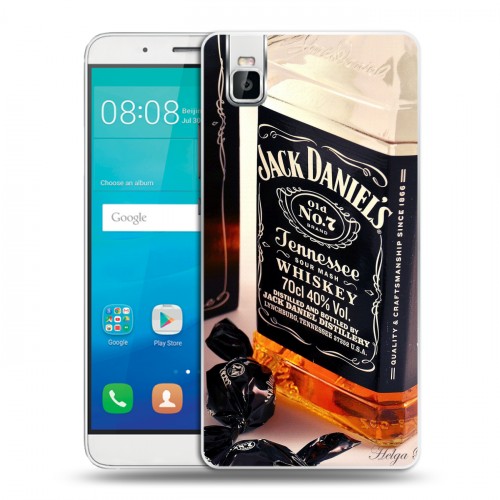 Дизайнерский пластиковый чехол для Huawei ShotX Jack Daniels