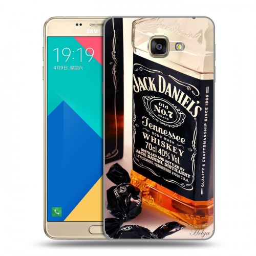 Дизайнерский силиконовый чехол для Samsung Galaxy A9 Jack Daniels