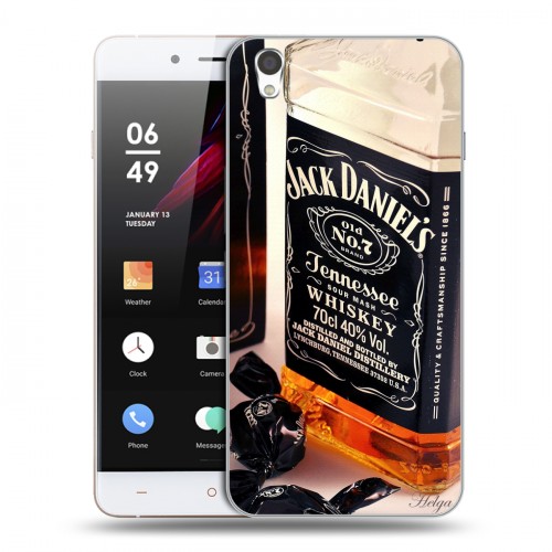 Дизайнерский пластиковый чехол для OnePlus X Jack Daniels