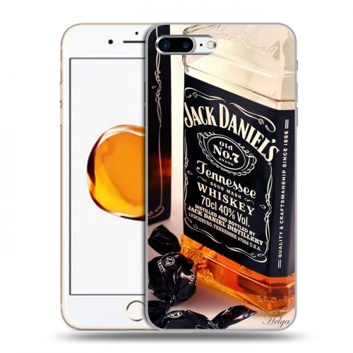 Дизайнерский пластиковый чехол для Iphone 7 Plus / 8 Plus Jack Daniels