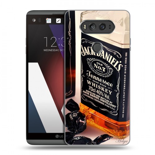 Дизайнерский пластиковый чехол для LG V20 Jack Daniels