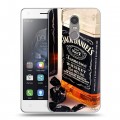 Дизайнерский пластиковый чехол для Lenovo K6 Note Jack Daniels