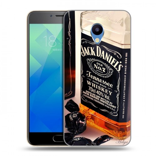 Дизайнерский пластиковый чехол для Meizu M5 Jack Daniels