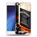 Дизайнерский силиконовый чехол для Xiaomi RedMi 4A Jack Daniels