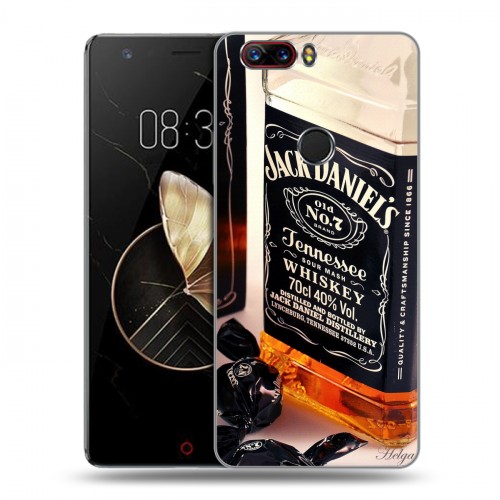 Дизайнерский пластиковый чехол для ZTE Nubia Z17 Jack Daniels