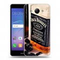 Дизайнерский пластиковый чехол для Huawei Y3 (2017) Jack Daniels