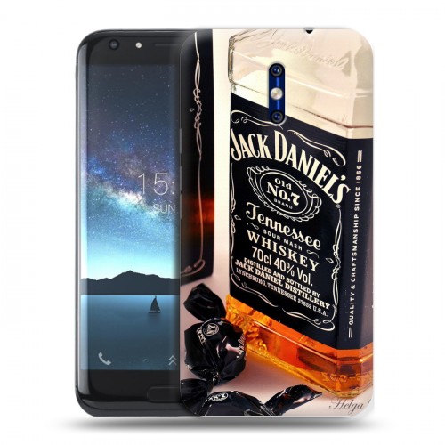 Дизайнерский силиконовый чехол для Doogee BL5000 Jack Daniels