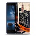 Дизайнерский пластиковый чехол для Nokia 8 Jack Daniels