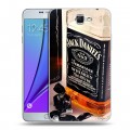 Дизайнерский пластиковый чехол для Samsung Galaxy Note 2 Jack Daniels